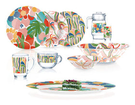 Luminarc 46pcs Ginghambea Crockery Dinnerset