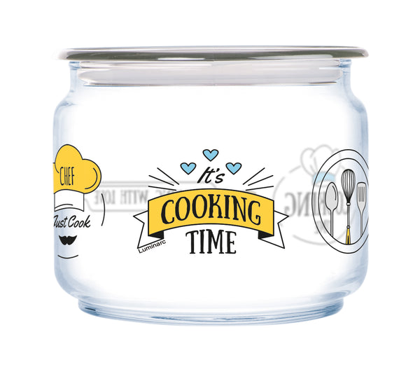 Luminarc 1 piece Cooking Time Jar with Grey Lid - Available in different sizes