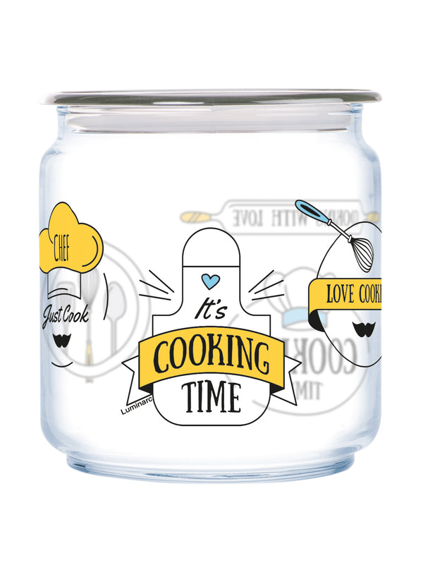 Luminarc 1 piece Cooking Time Jar with Grey Lid - Available in different sizes