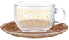 Luminarc CUP_SAUCER_GOLD-CRESCENT