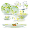 Luminarc 71pcs Green Ode Crockery Dinnerset for large family