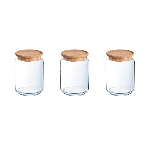 Luminarc-1pc-PURE-JAR-with-CORK---2liter-jar-3PCS