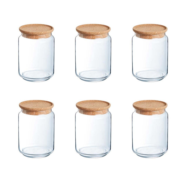 Luminarc-1pc-PURE-JAR-with-CORK---2liter-jar-6PCS