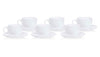 Luminarc-6-pieces-Essence-White-Cup-and-Saucer---22cl