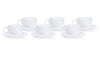 Luminarc-6-pieces-Essence-White-Cup-and-Saucer---22cl