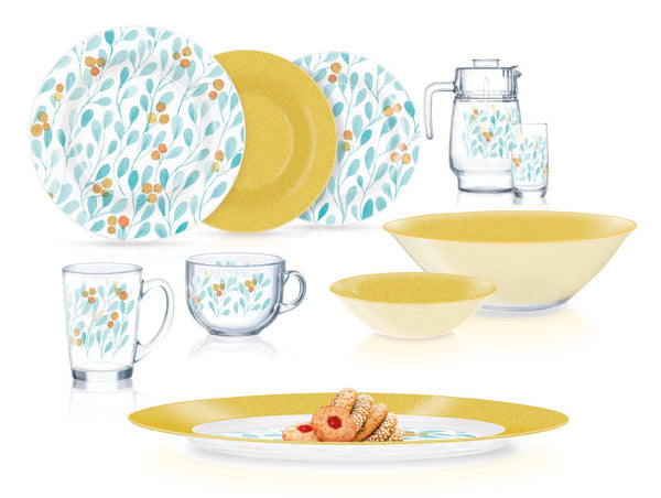 Luminarc-Fujoyna-White-and-Turquoise-46pcs-Dinnerset