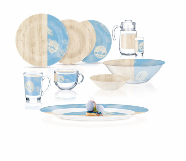 Luminarc Nordid Hevea Blue 46pcs Dinnerset