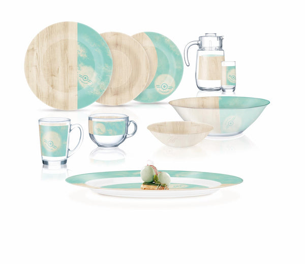 Luminarc Nordid Hevea Turquoise 46pcs Dinnerset