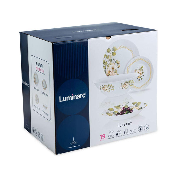 Luminarc 19Pcs Essence Fulbert Crockery Dinner Set