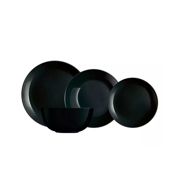 Luminarc 19pcs Diwali Black Dinnerware Set