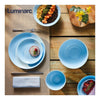 Luminarc 19pcs Diwali Light Blue Dinnerware set