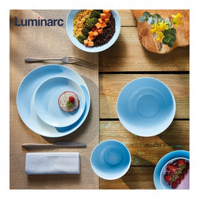 Luminarc 19pcs Diwali Light Blue Dinnerware set