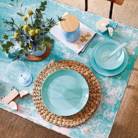 Luminarc 19pcs Diwali Light Turquoise Dinnerware set