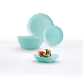 Luminarc 19pcs Diwali Light Turquoise Dinnerware set