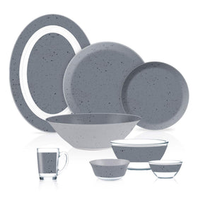 Luminarc 33pcs Ingmar Grey Crockery Dinnerset