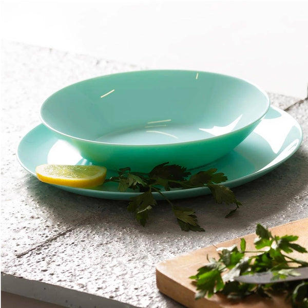 Luminarc 19pcs Diwali Light Turquoise Dinnerware set