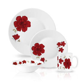 Luminarc 16pcs Decorative Essence Amelia Dinnerset
