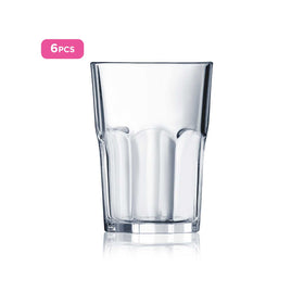 Luminarc 6pcs Plain Tuff Highball Water & Juices Glass Set