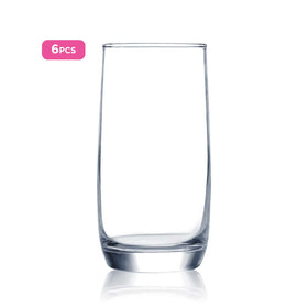 Luminarc 6pcs Plain Vigne Highball Water & Juices Glass Set