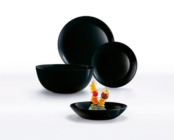 Luminarc 19pcs Diwali Black Dinnerware Set