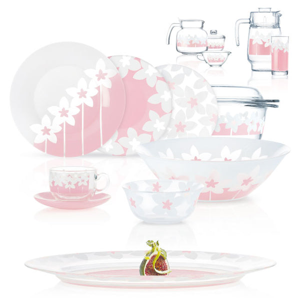Luminarc-Pimprenelle-Pink-Dinnerset