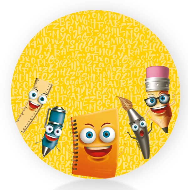 LumiJunior Crockery Stationery Set - 5pcs Kids Collection