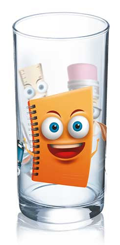 LumiJunior Crockery Stationery Set - 5pcs Kids Collection